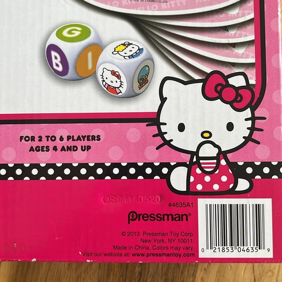 Sanrio Hello Kitty Big Roll Bingo Board Game - Picture 3 of 7